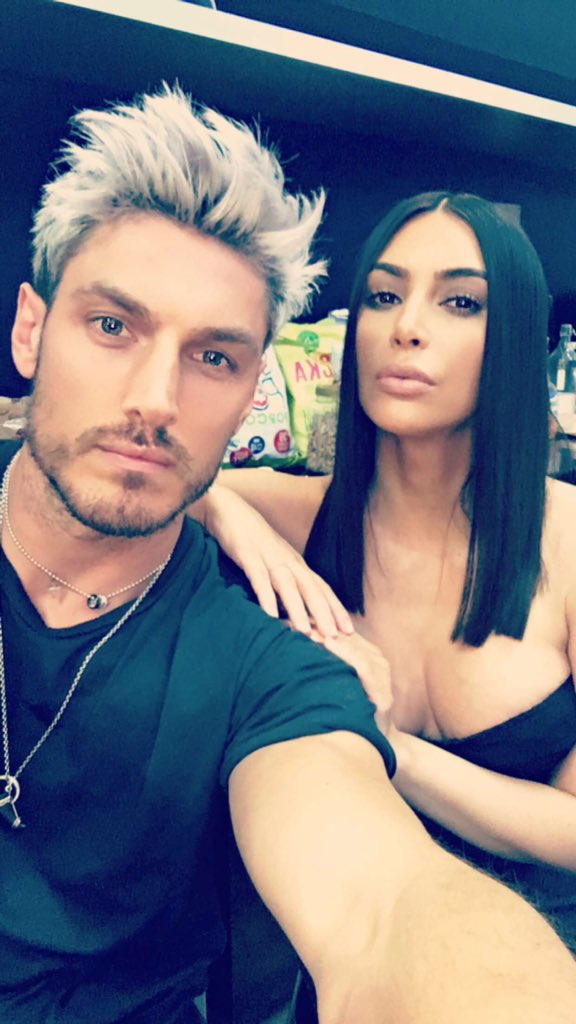 KimKSocial's tweet photo. The man behind this new haircut (@ChrisAppleton1) https://t.co/cUOASZxJL3