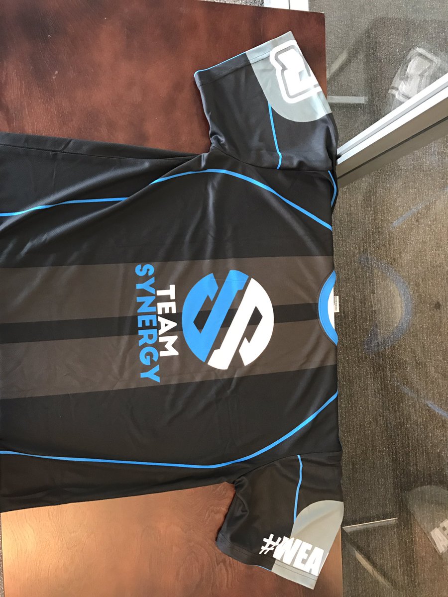 cohen_ari's tweet photo. Thanks to our partners @SYNG_ES for this personalized team jersey! You guys are awesome! @VibbyGaming @Vibby https://t.co/kBKzmR7UwY