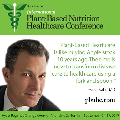 Plantrician's tweet image. You can find America&apos;s Healthy Heart Doc, @drjkahn at this year&apos;s 5th Annual @pbnhc! pbnhc.com/registration #PBNHC17