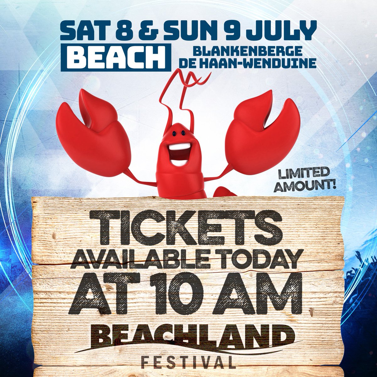 Beachland Tickets will be available TODAY at 10 AM! Be on time!
Tickets from 31/3: goo.gl/dRVNjD