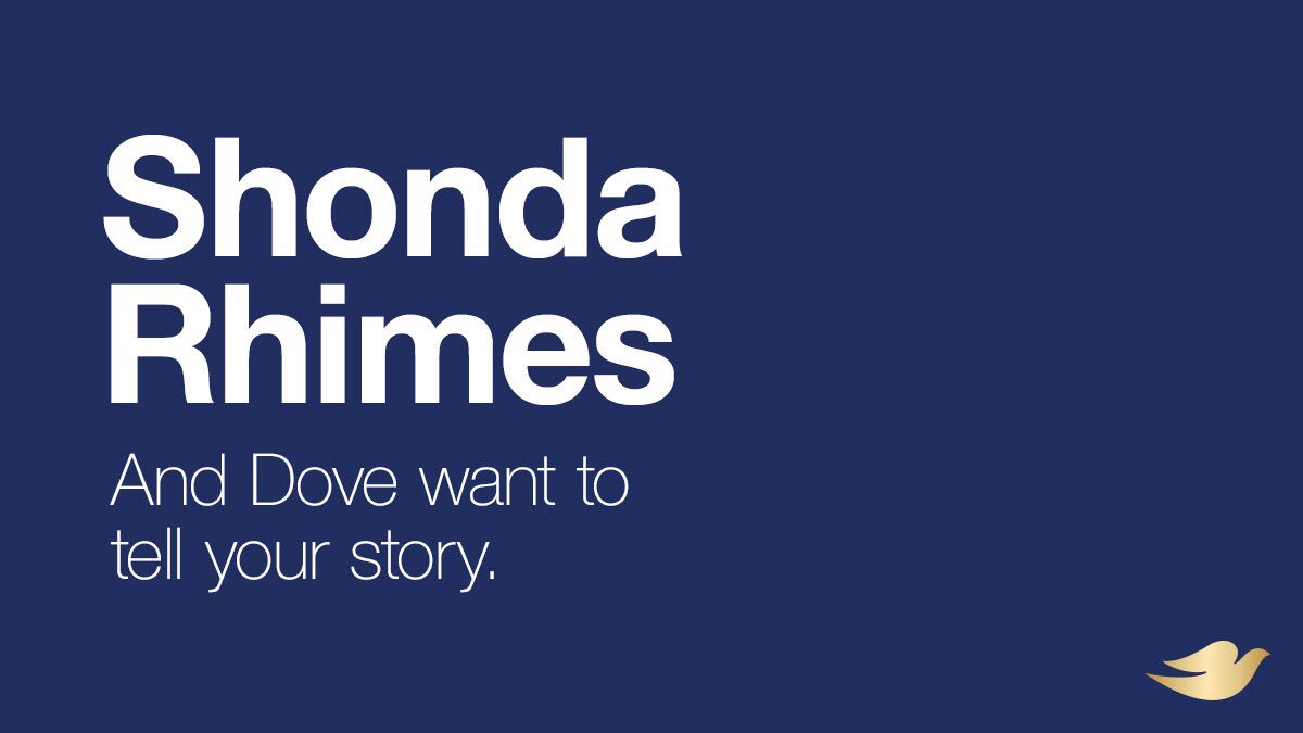 shondarhimes's tweet image. Our stories define our possibilities. Share yours with me &amp;amp; @Dove at bit.ly/2nbDoNn and let’s redefine #RealBeauty