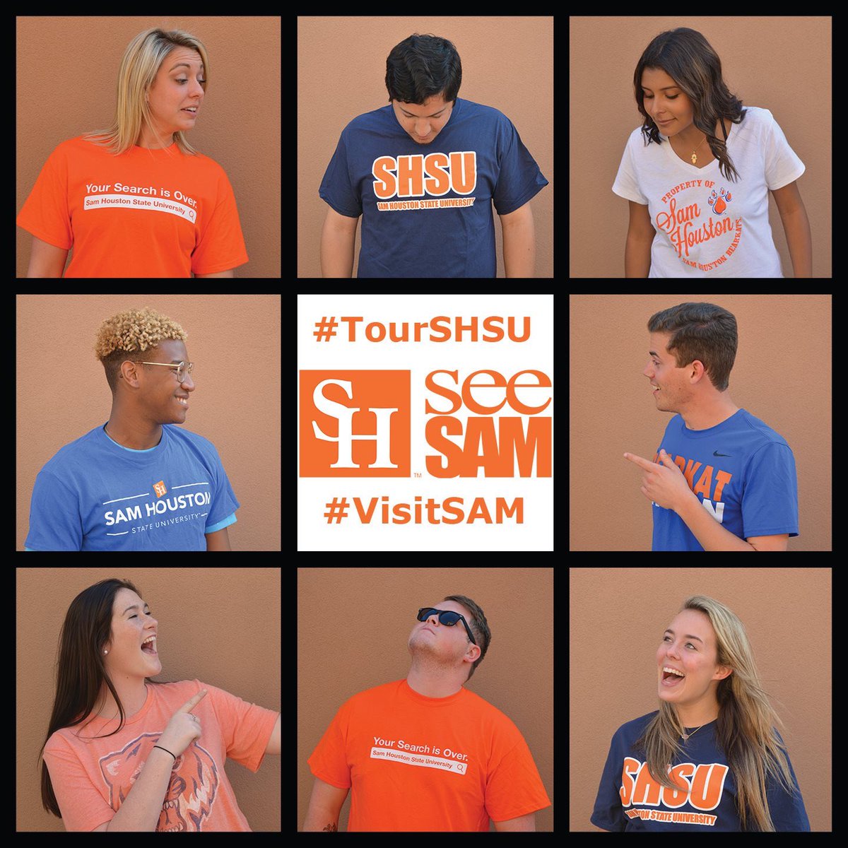 VisitSHSU's tweet photo. Nine days until Saturday@Sam! Come #VisitSam ! Registration link in bio. https://t.co/lum0zpljx2