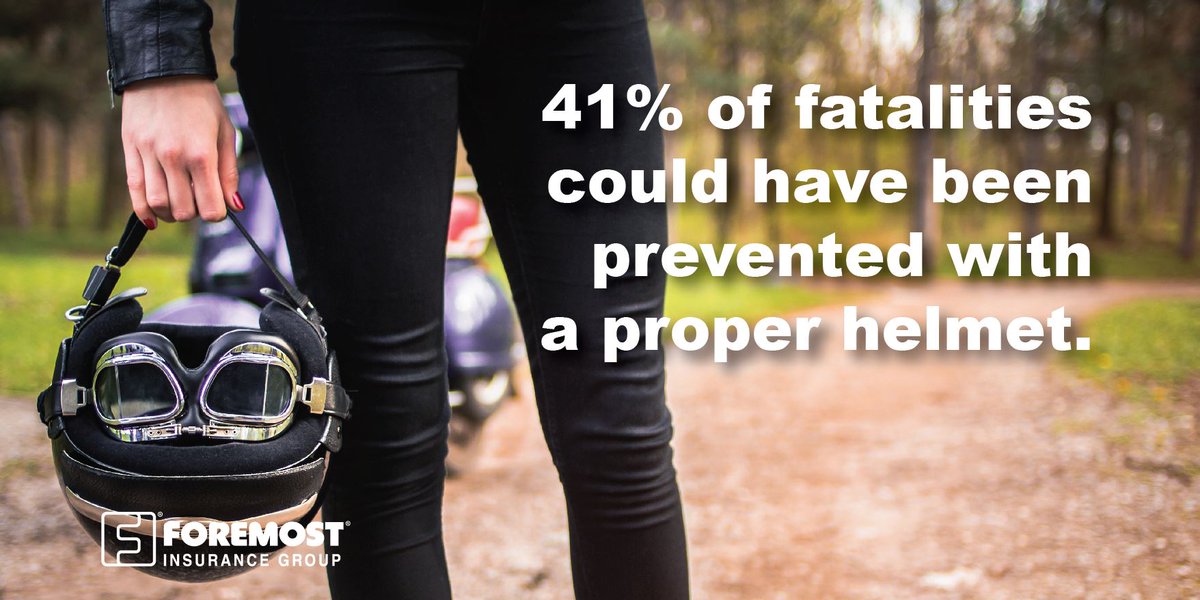 Motorcycle helmets are only required in some states, but your #safety requires one no matter where you are! ht.ly/tgh330apsLe