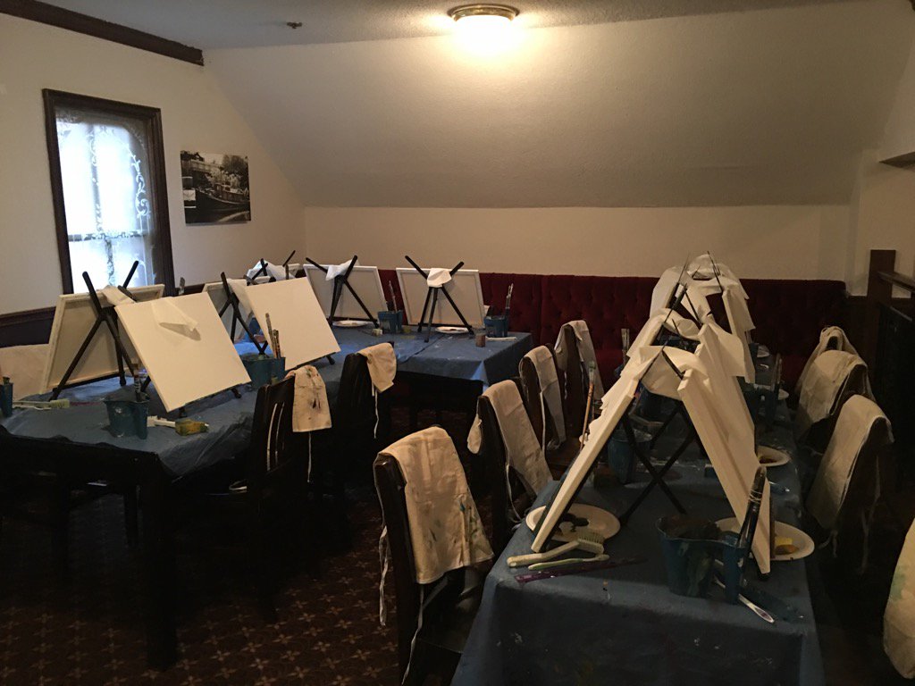 CreationsEvent's tweet image. Getting creative at#thekingsarms Oakville