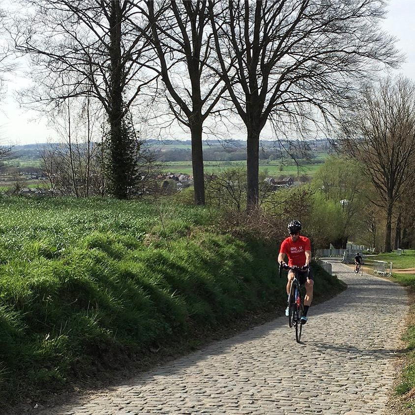 Because riding the Koppenburg isn't already hard enough! Thanks for the photo <a href="/lsd_de_luca/">De Luca</a>! | #bgxpedla | #springc… ift.tt/2nFdKmW