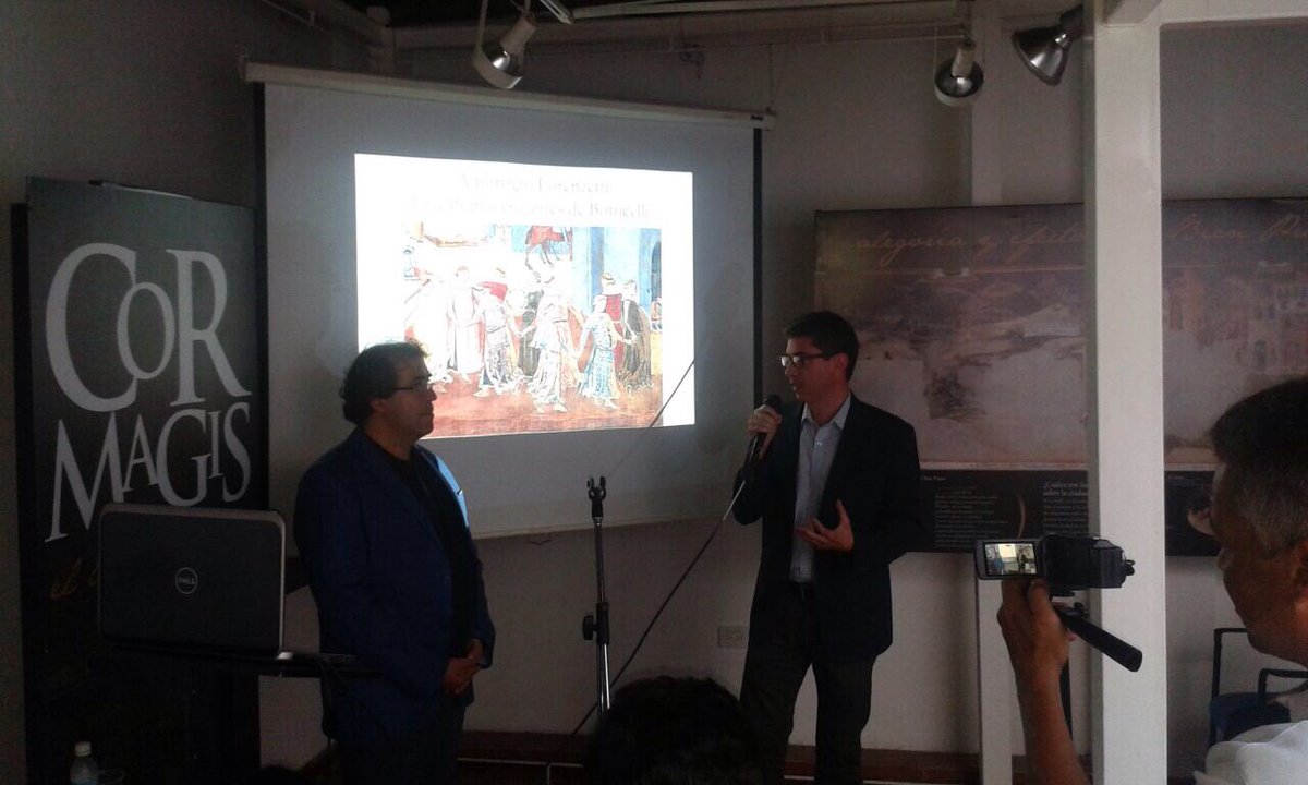 CDOVenezuela's tweet photo. Ya iniciamos en el @IICdeCaracas el encuentro con el Embajador de Italia sobre el Bien Común y el arte #CorMagis https://t.co/5kHtCvx807