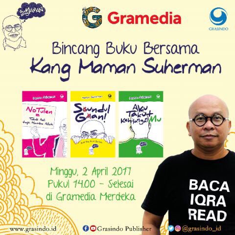 maman1965's tweet image. Otw Bandung utk hajatan nikah sang penulis skrip @LawakKlubTrans7 @habilhudioro dan perpanjang tinggal utk bedah buku di @GramediaMerdeka