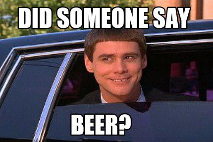 sortofdrunk's tweet image. #ImHereBecause someone said there was beer. #beer