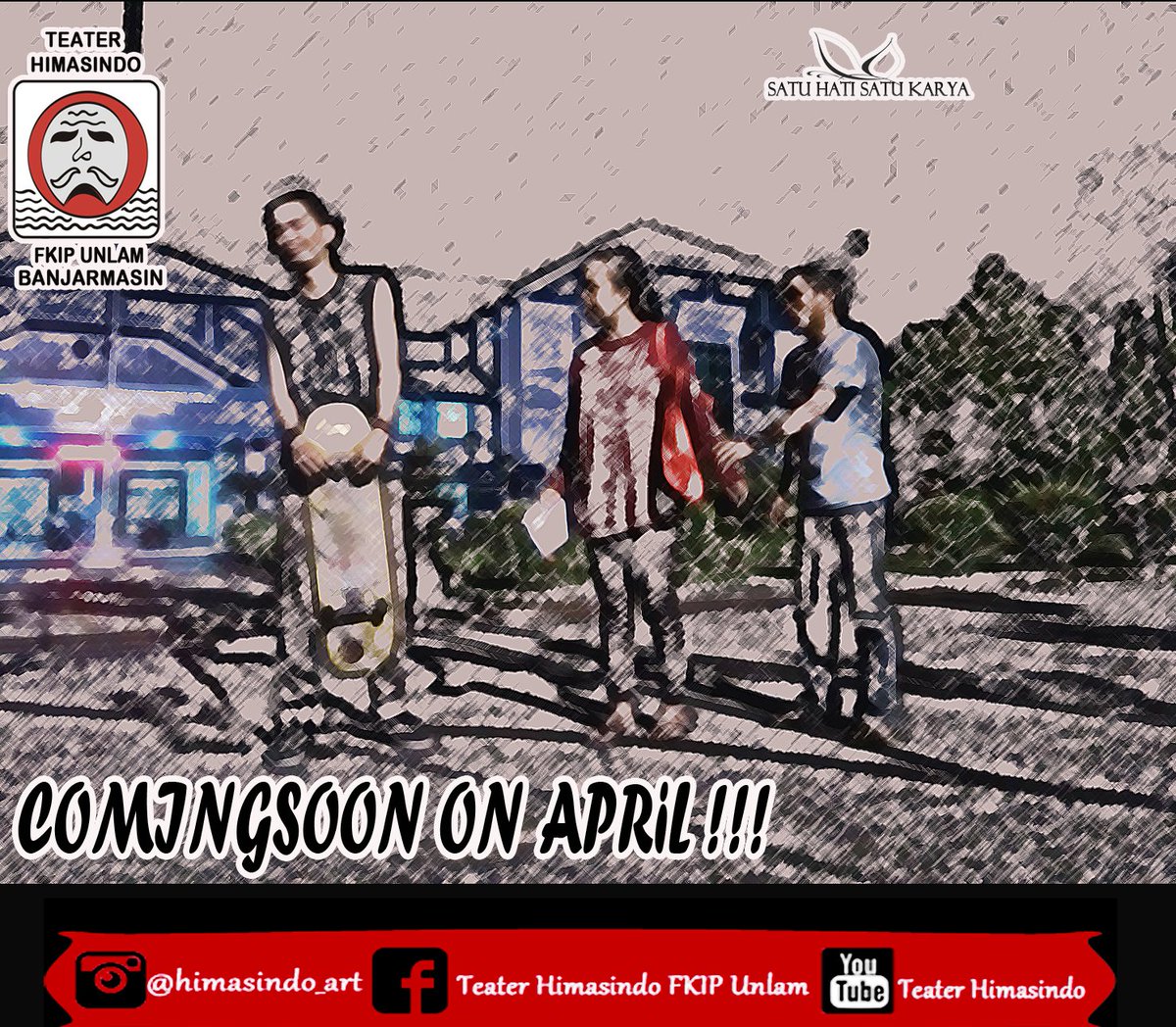 Segera di Bulan April 2017~ jangan lupa yaa follow juga akun instagram @himasindo_art untuk info dan dokumentasi lainnya~