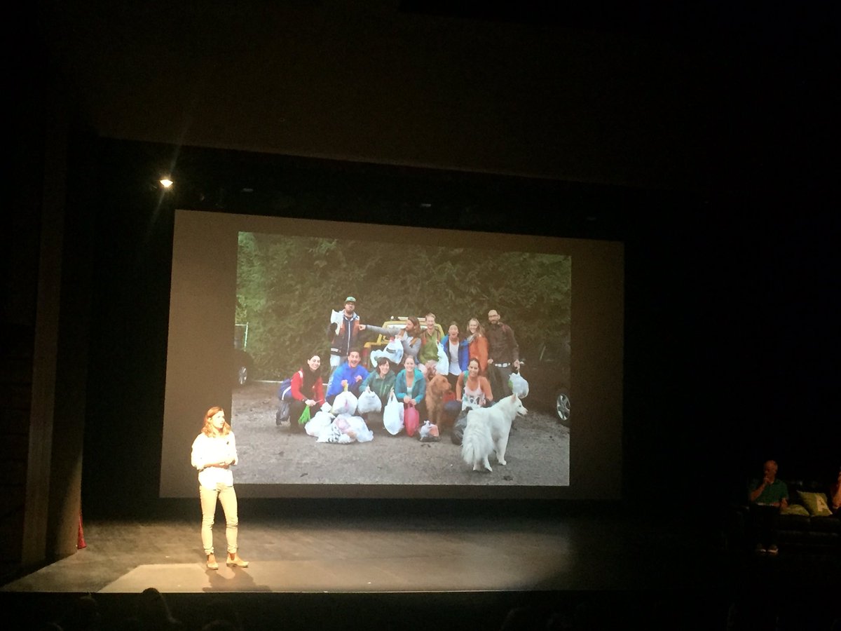 Don't leave a trace! My fave #zerowaste &amp; #marinebio nerd of all time speaking on human impacts in the backcountry <a href="/FEATCanada/">FEAT Canada</a>