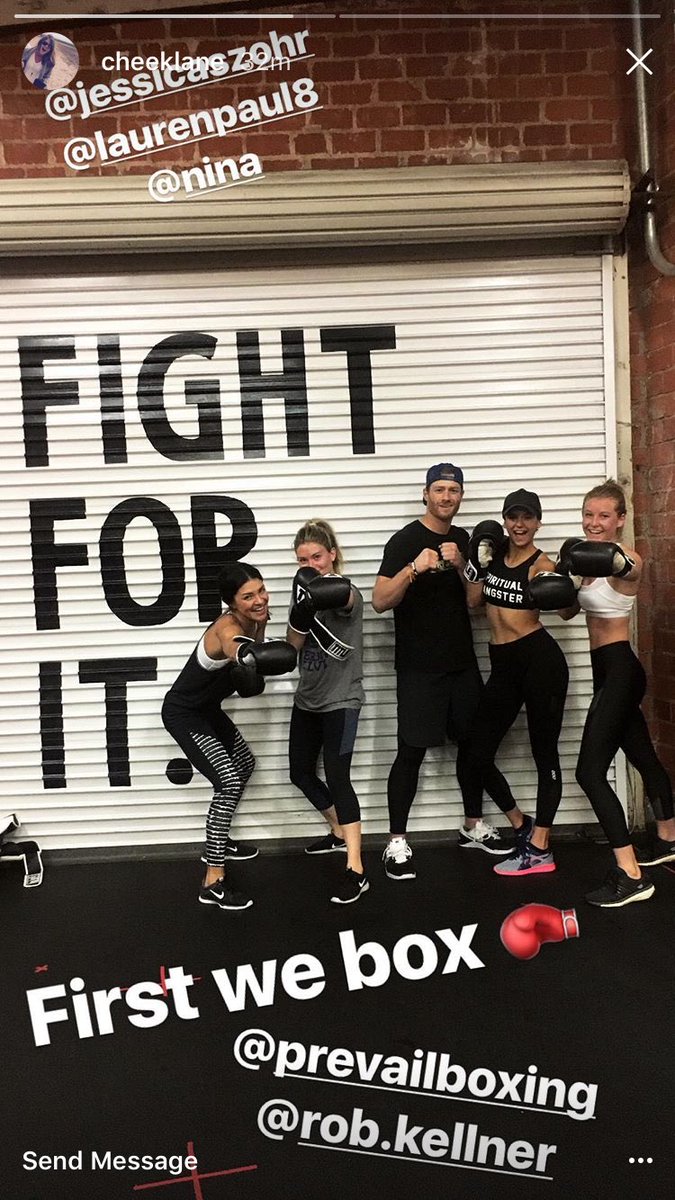 milliejane18's tweet photo. Via @lanecheek Instagram story. They went to #PrevailBoxing π₯ & @MDCDANCEMIAMI with @slaughteration ππΌπΊπ» https://t.co/RmEEmlcVz3