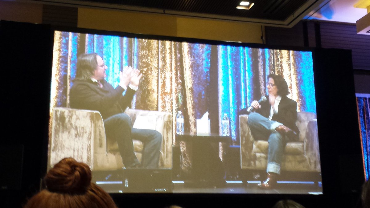 GKMarketer's tweet photo. Great laughs and insights at the closing keynote with Fran. #intelcontent Thanks for a great week. https://t.co/0i0S9J0dGO