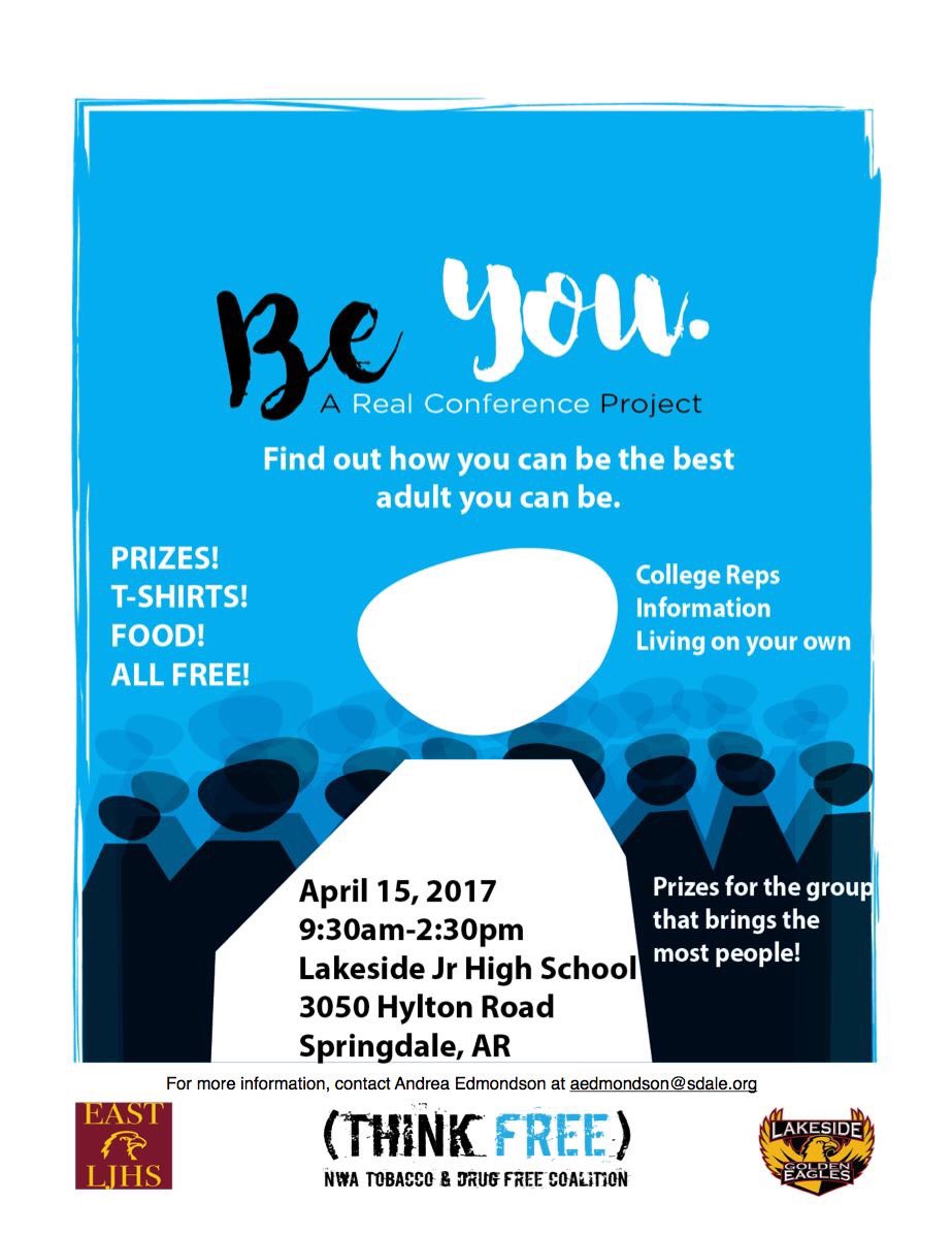 EAST_LJHS's tweet photo. Springdale teenagers...join us April 15!! https://t.co/y5i1aX0q7v