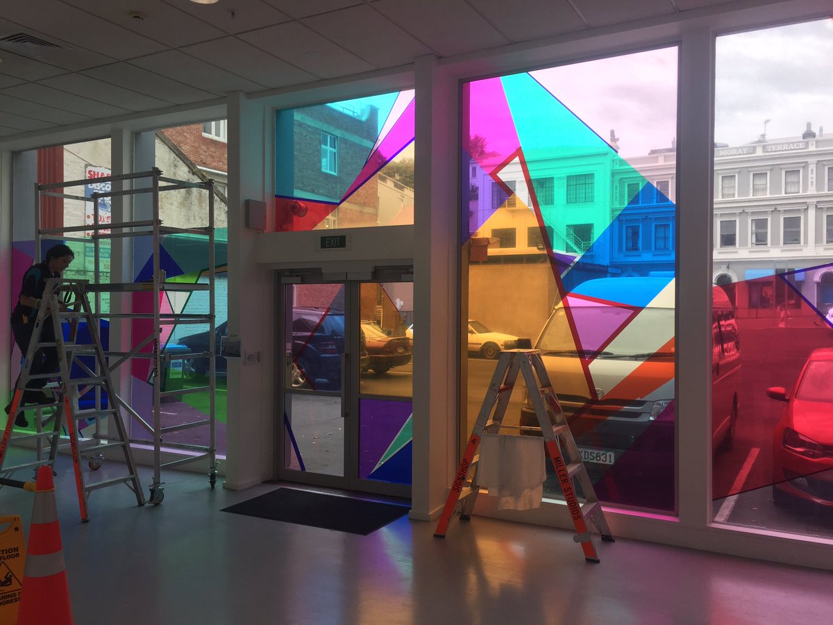 Our brand new Shannon Novak work being installed this afternoon.