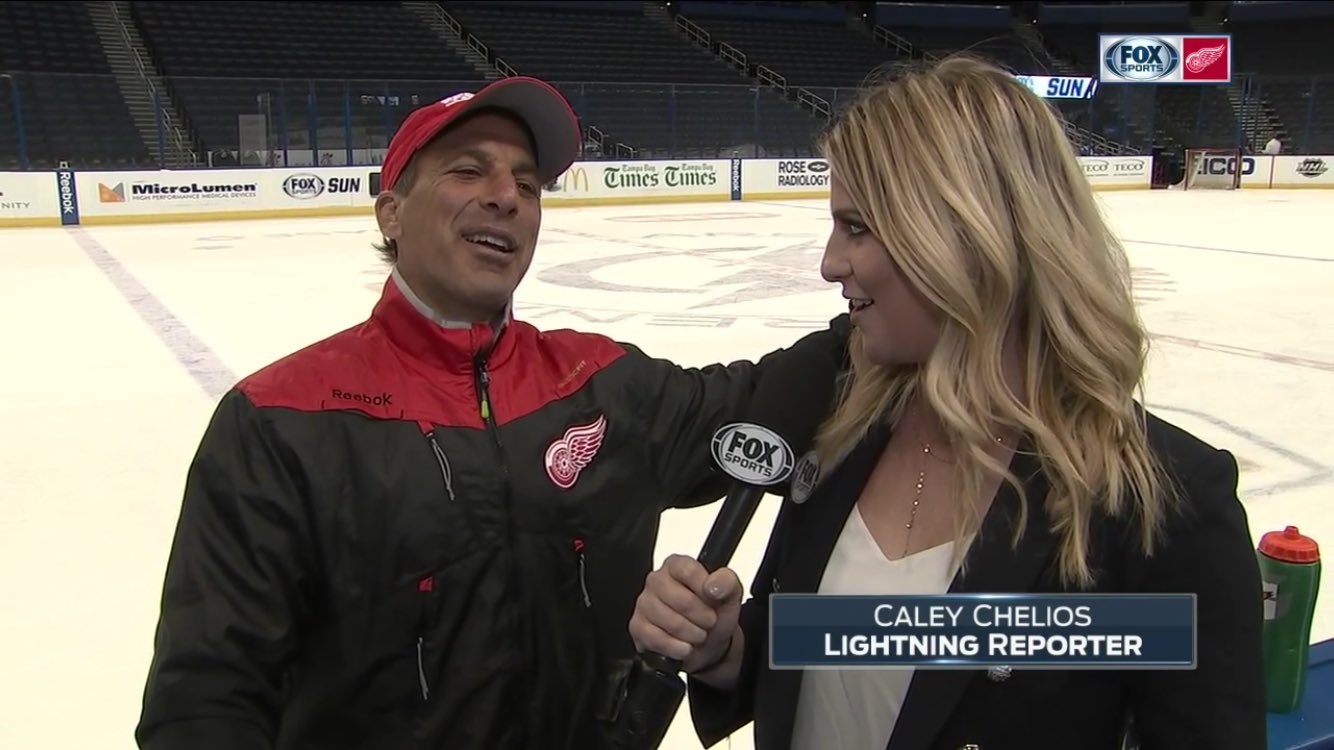 Caley Chelios on Dad Chris 'Kick-Starting' Her Career as Hockey Announcer -  The National Herald