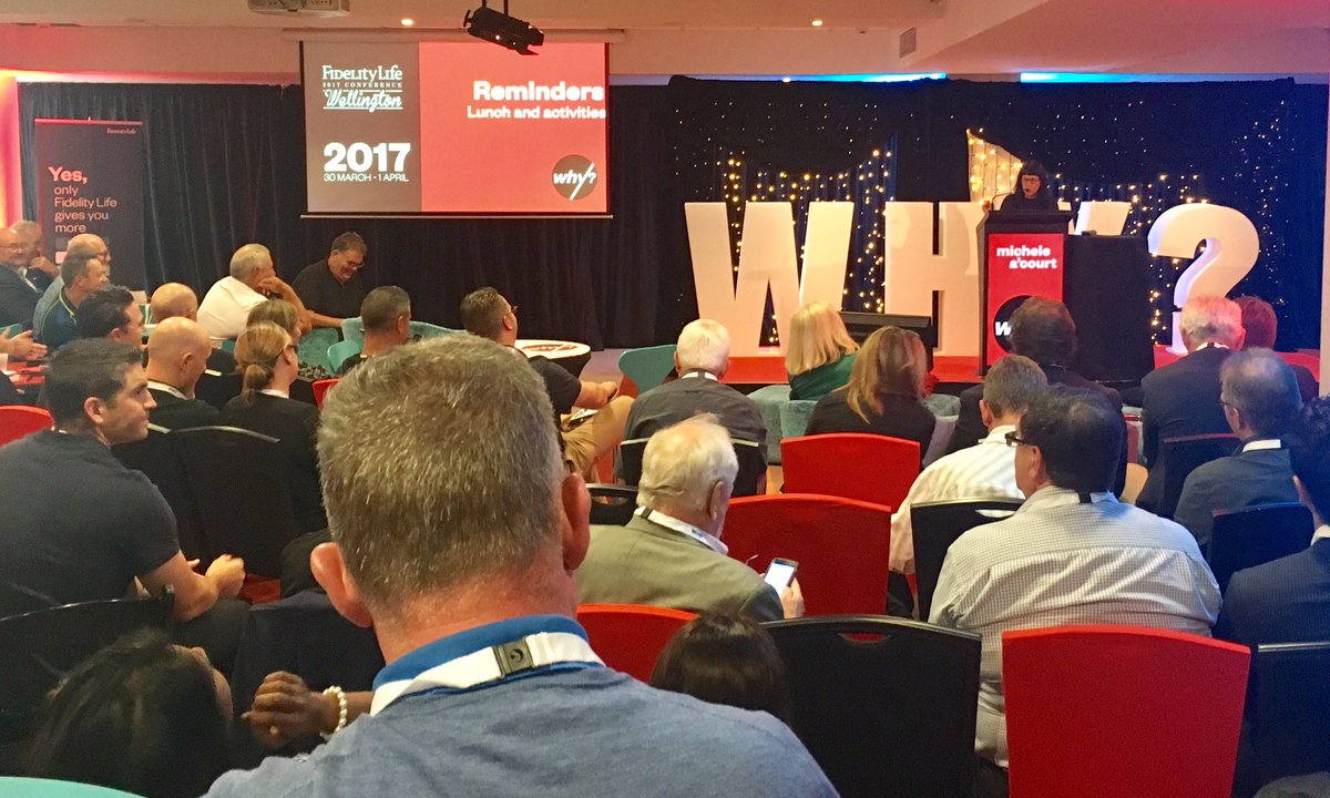 Absolutely loving listening to @MicheleACourt speak at the <a href="/FidelityLifeNZ/">Fidelity Life</a> conference in Wellington! #hilarious #authentic