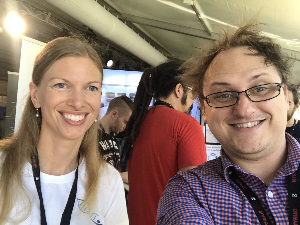 micblackau's tweet photo. Just met Alena from @MicrobaOz &amp; they are ready for funding to bring gut health mainstream @MyriadLive #Myriad2017 #myriadmoment #connected https://t.co/9NeBOfIQRZ