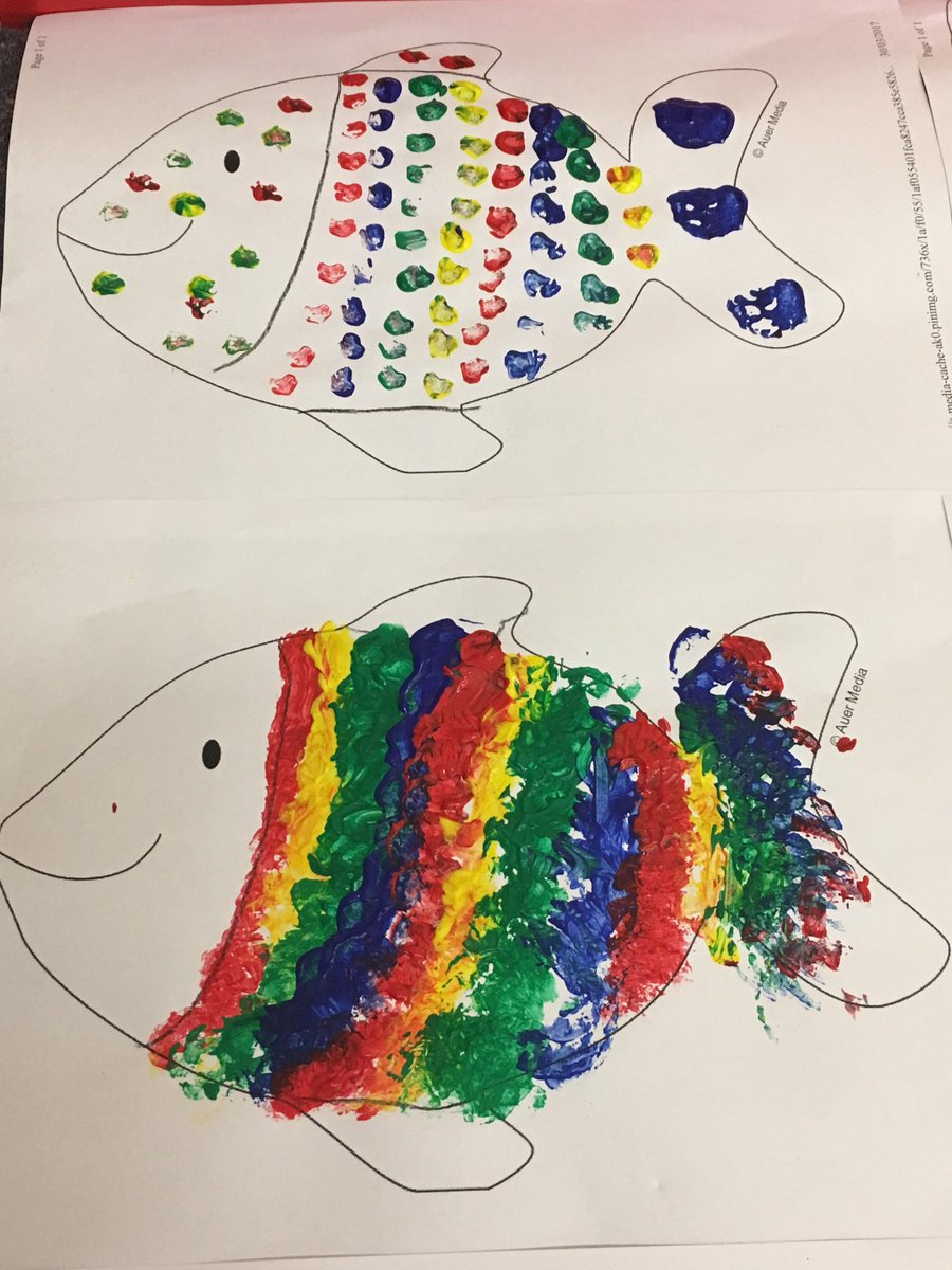 Maree_E_C's tweet photo. Year 1 RFF groups making some colourful fishies using CELERY! With Mrs Southam, Miss Rivera and Miss Cole - @IngleburnPs https://t.co/w9mQ0io0yy