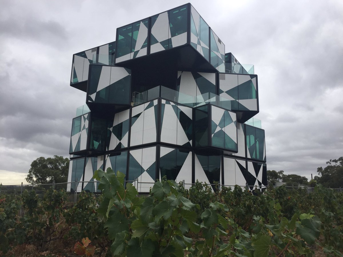 AusAmbPH's tweet photo. A big honour to meet Aus wine pioneers @darenbergwine exporting containers of wine to the Philippines &amp; growing. Amazing cube opens in July. https://t.co/Enii1ZY7Kk