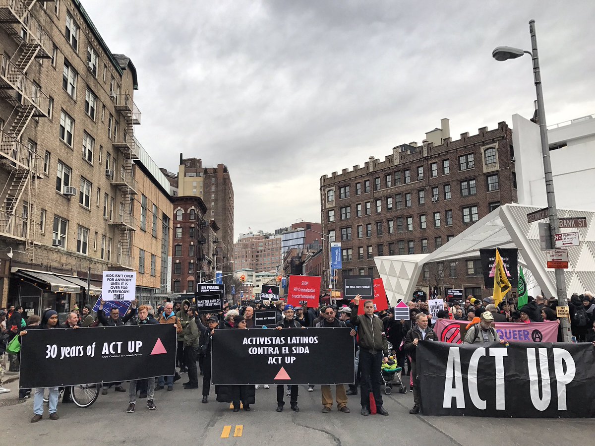 actupny's tweet photo. Thank you to the 600+ folks who came out and supported #ACTUP30 today. https://t.co/UUCRbb33yW