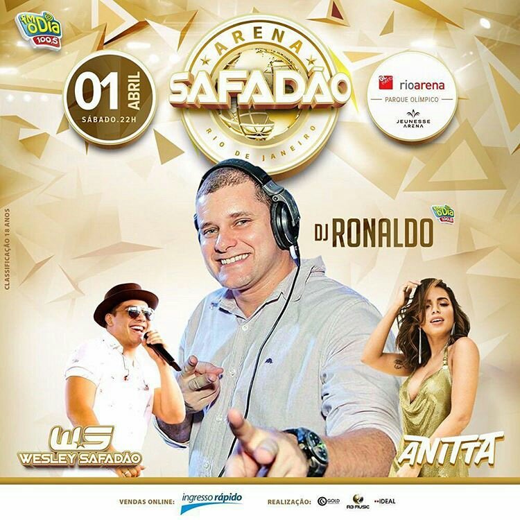 FmODiaOnLine's tweet photo. HOJE!
#ArenaSafadão
@WesleySafadao @Anitta
@dj_ronaldo no #RioArena
Rádio Oficial @radiofmodia
Apoio @FmODiaOnLine https://t.co/IdAIlBOJ84