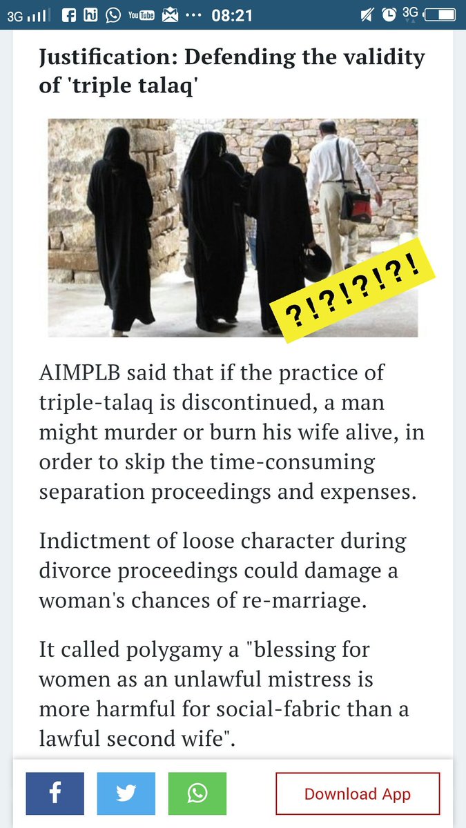 Read this Article. Was astonished Reading the statements made in the image below. #WakeupWomen newsbytesapp.com/timeline/India…