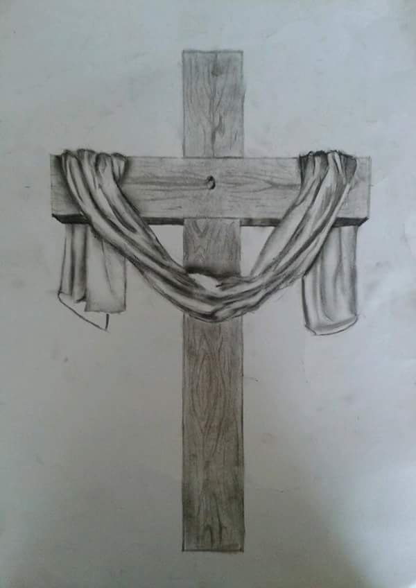 Hand Drawn Sketch Hand Hold Wooden Metal Jesus Christian Catholic Cross  Illustration Vector 11266495 Vector Art at Vecteezy