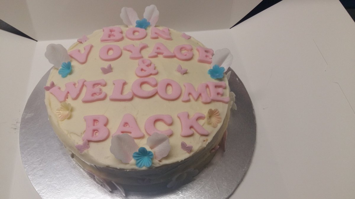 nat141186's tweet photo. Lovely cake me and deb received this morning. @Saffaslad @NBSWalesandBord @gareth_morris03 @Debbie_Oliver88 https://t.co/2hn0eHuth4