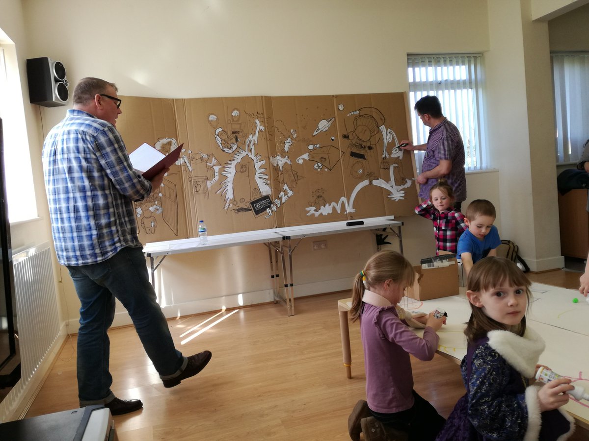 ScribeFestival's tweet photo. Meet our #ScribeFest team in The Middlewich Creative! https://t.co/z4ZfbEhbCR via
@idillustrator @SpookyMrsGreen @Philipwriter https://t.co/IhDzhrKxy1