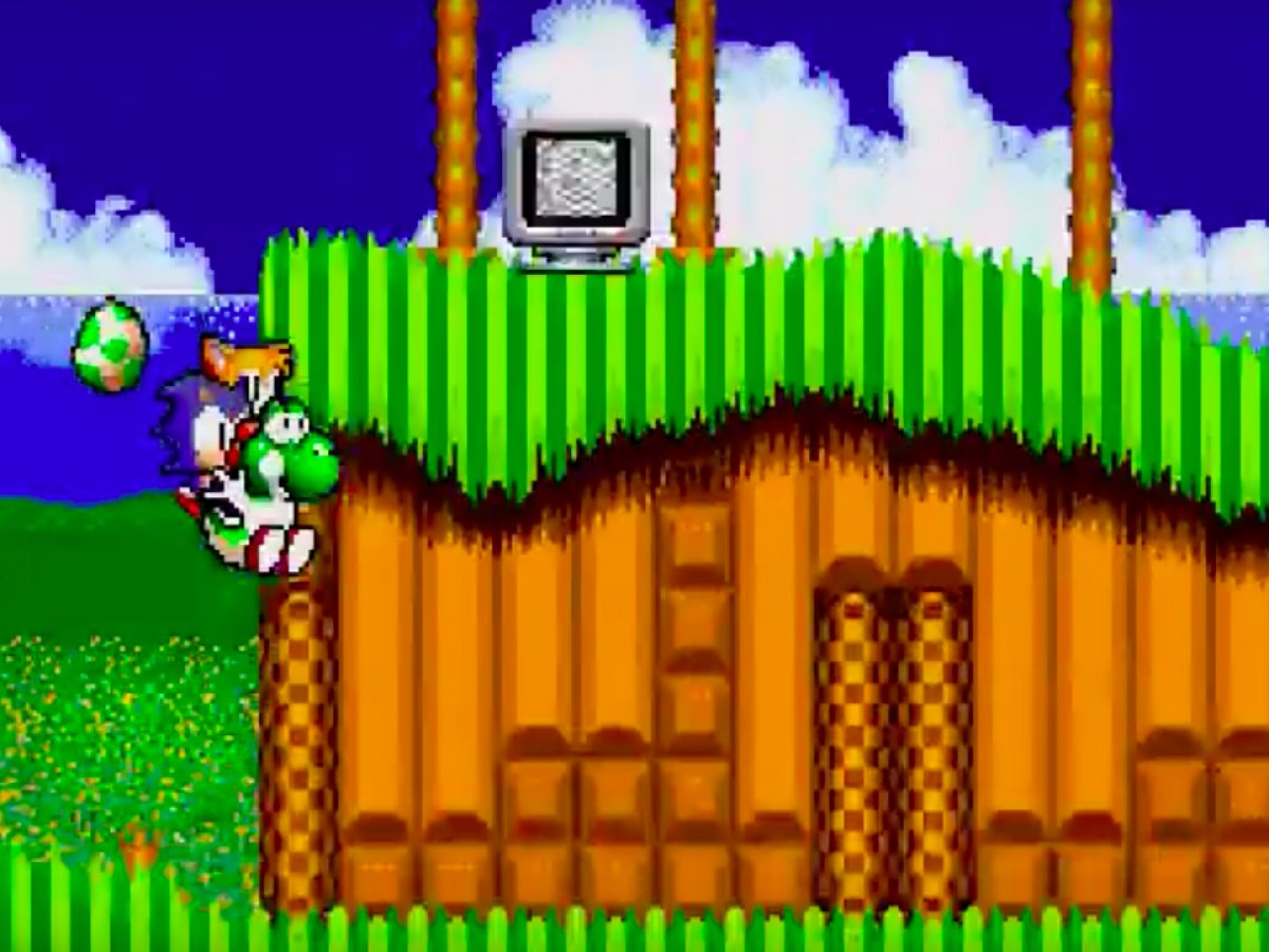 yoshi in sonic 2 online