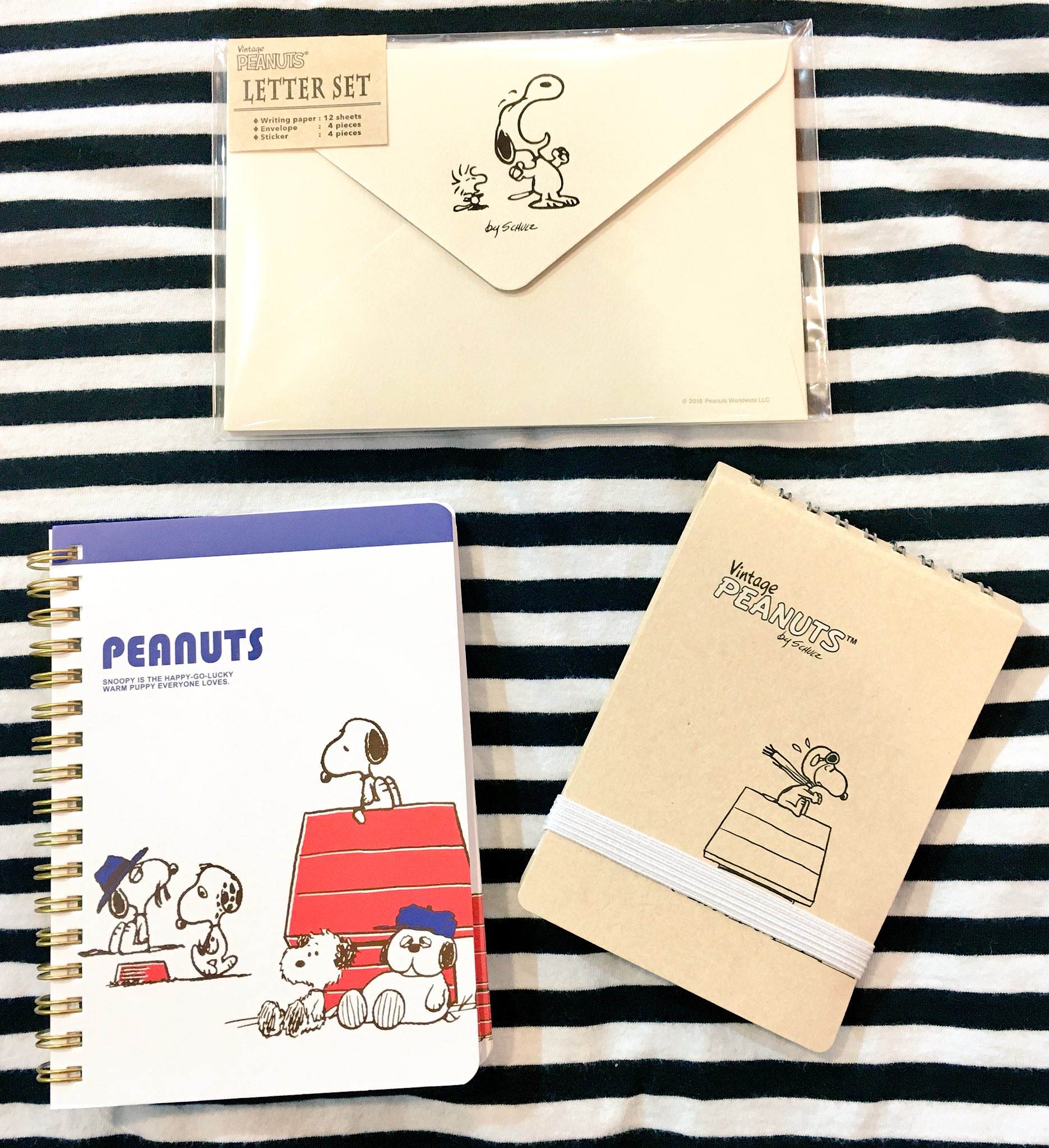 スヌさんレターandメモパッドセット