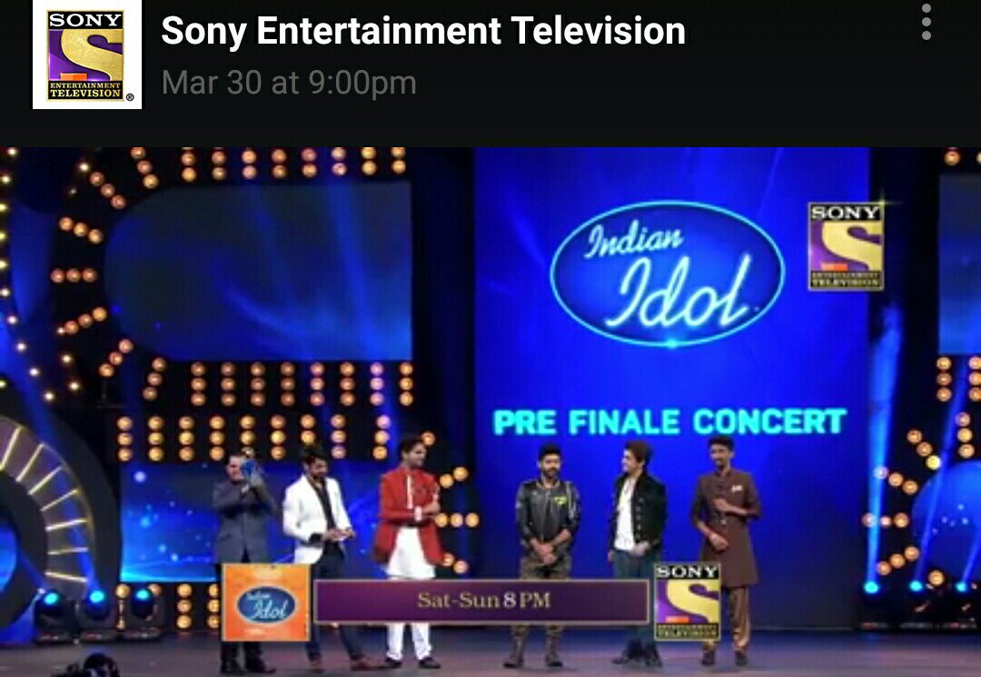 HarishaSNPK's tweet photo. @sonunigam #Indore #IndianIdol #PreFinaleConcert Super excited😍 Specially waiting 4 Sonu ji's performance #Bijuria😘Vote for the contestants❤ https://t.co/rWJFvOkOiY