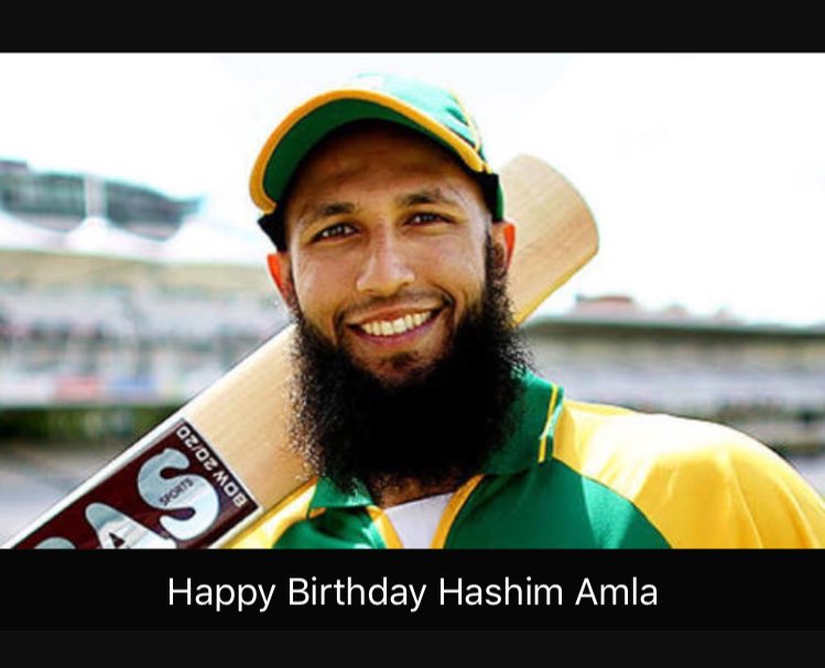 Cricwinners wishes a very Happy birthday to Hashim Amla.  