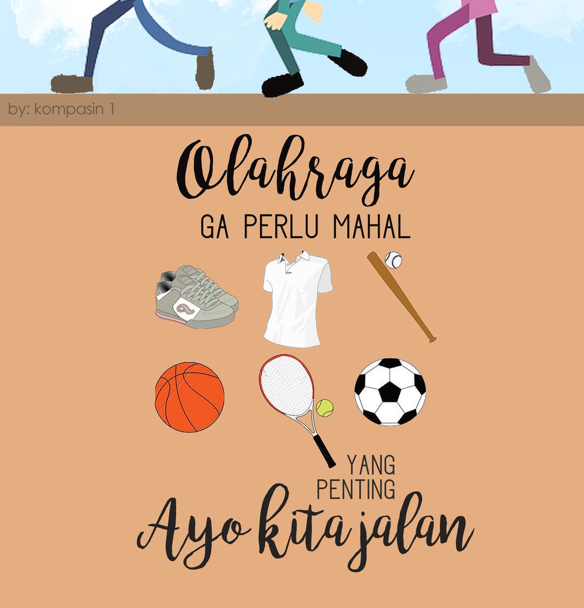katarpythagoras's tweet photo. olah raga ga perlu mahal ya gaess, cukup dengan berjalan kaki sudah termasuk olah raga lh
#olahraga #jadisehat #ayojalan  #olahragagakmahal https://t.co/zEytbnXTVY