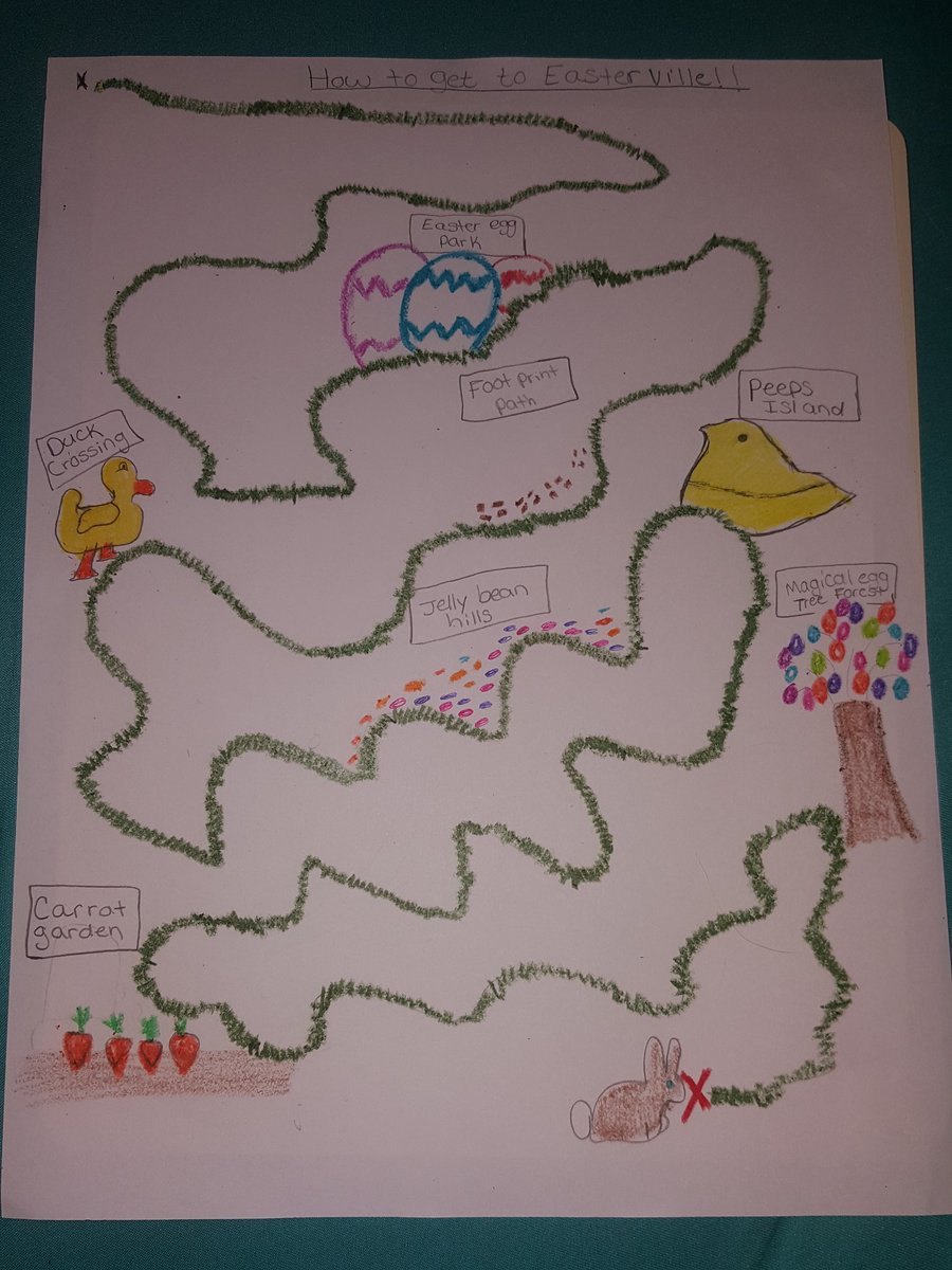MindyCress's tweet photo. @ds106dc #tdc1908 Hand drawn map to the magical destination of Easterville!!! https://t.co/clzybW5bNn