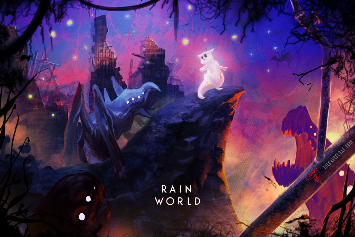 Rain World Art Twitter