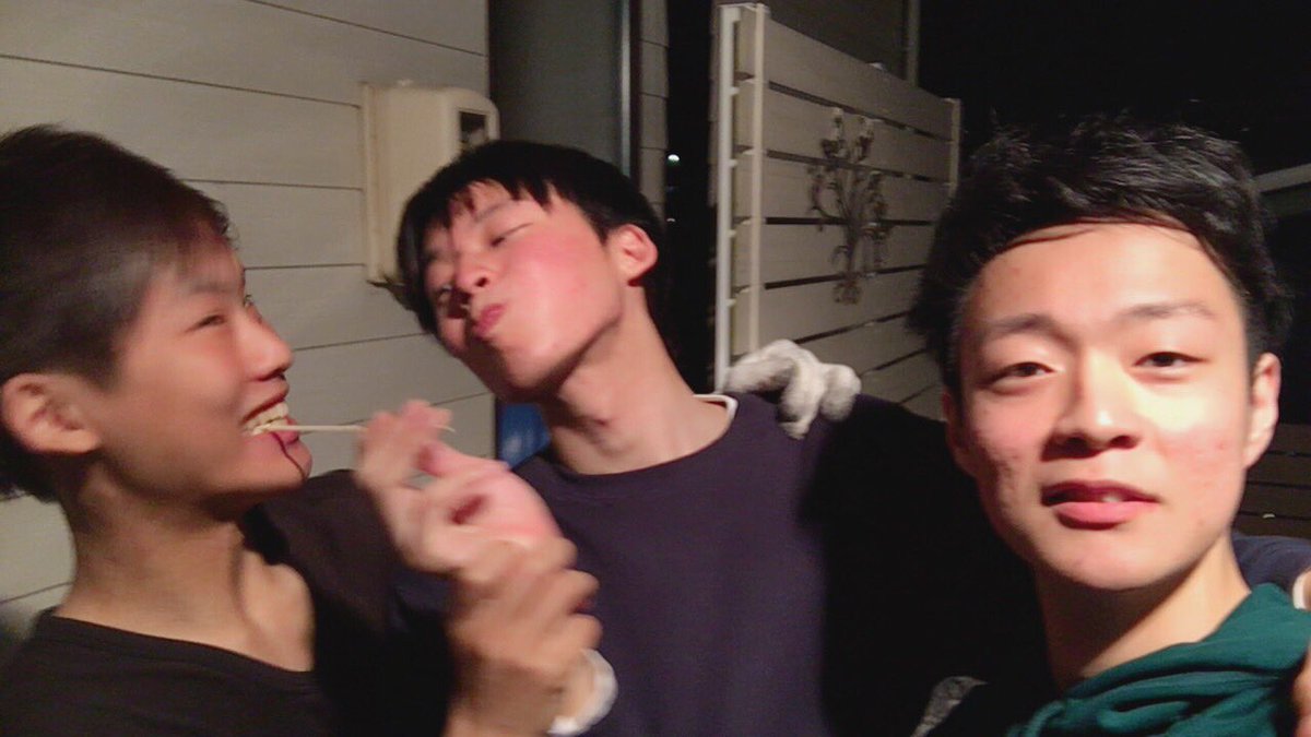 junya22tennis's tweet photo. BBQからの春日野。
聖、昇悟ラストナイト！ https://t.co/28qgg8dRu6