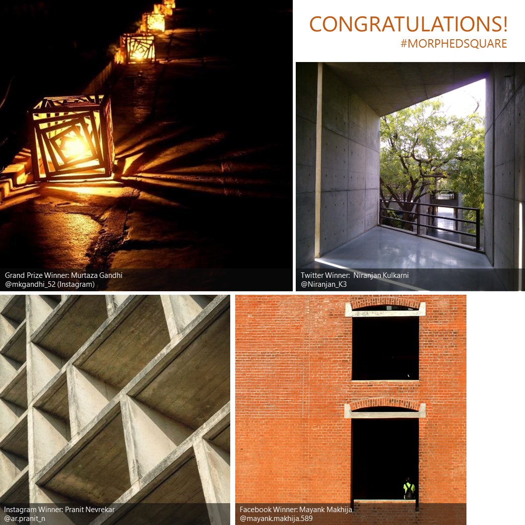 _morphogenesis's tweet photo. Congratulations to the #winners of our #SquareInSquare Contest. We'll get in touch with you soon. #designthinking #morphedsquare https://t.co/8tetQ2079A