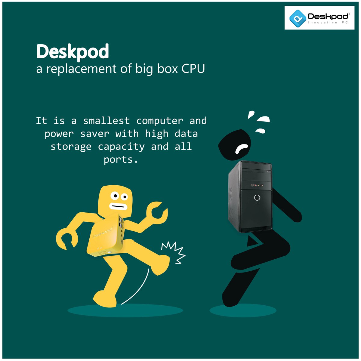 deskpods's tweet photo. Replace your old #CPU and #upgrade to latest #Deskpod Contact us: https://t.co/IcnfiM3JFz #latest #tech #newlook https://t.co/PVfA9BwIlS