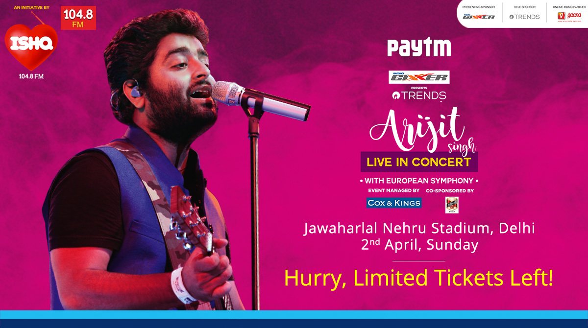Arijit Singh Concert Ticket Price - Music Mancanegara
