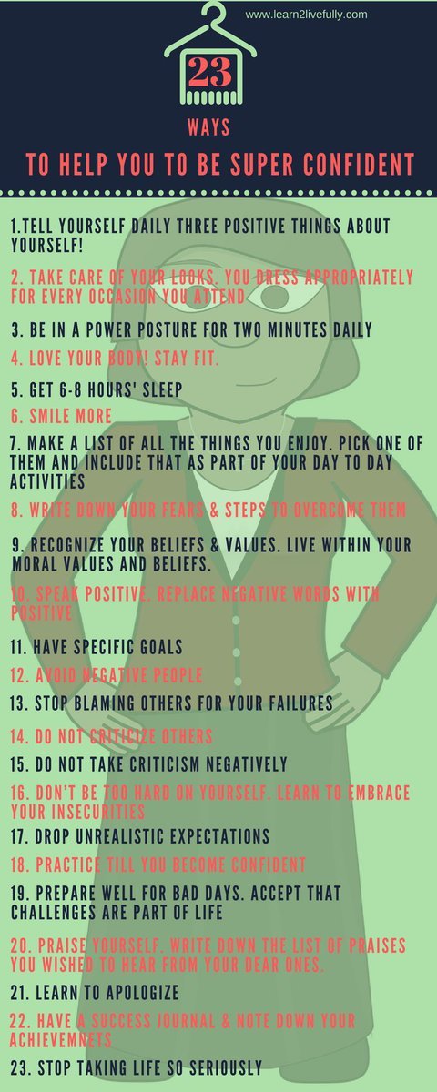 Lean2LiveFully's tweet photo. #selfhelp #self-esteem #buildself-confidence #self-confidence #personalgrowth
https://t.co/ctxeNwVzRU https://t.co/usnvbGjsGO
