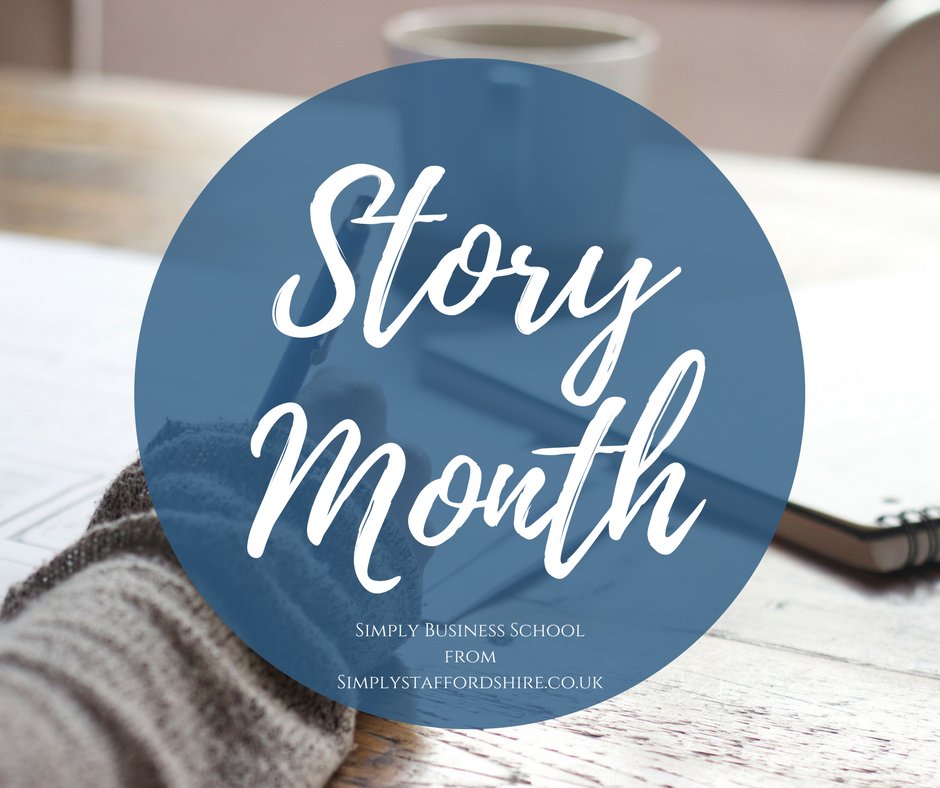 EmilyCWhitehead's tweet photo. Our theme for April is ‘story’ - but are you telling yours?
#bizsupport #makelifebeautiful #simplybusinessschool https://t.co/QpUGzTt29E https://t.co/aNimKWvlFC