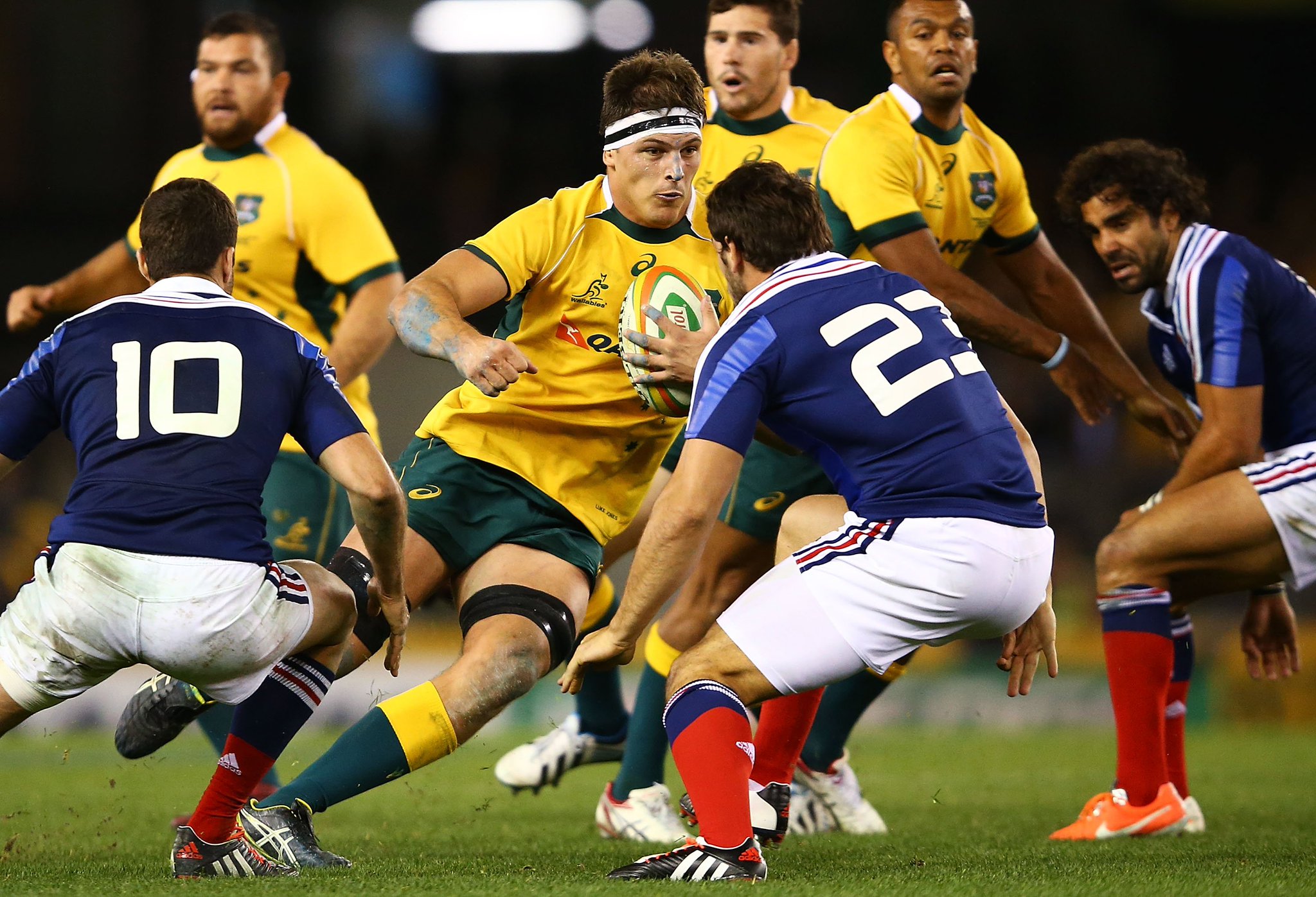 Happy birthday to Luke Jones, who made his Wallaby debut vs. France in Melbourne (2015)! 