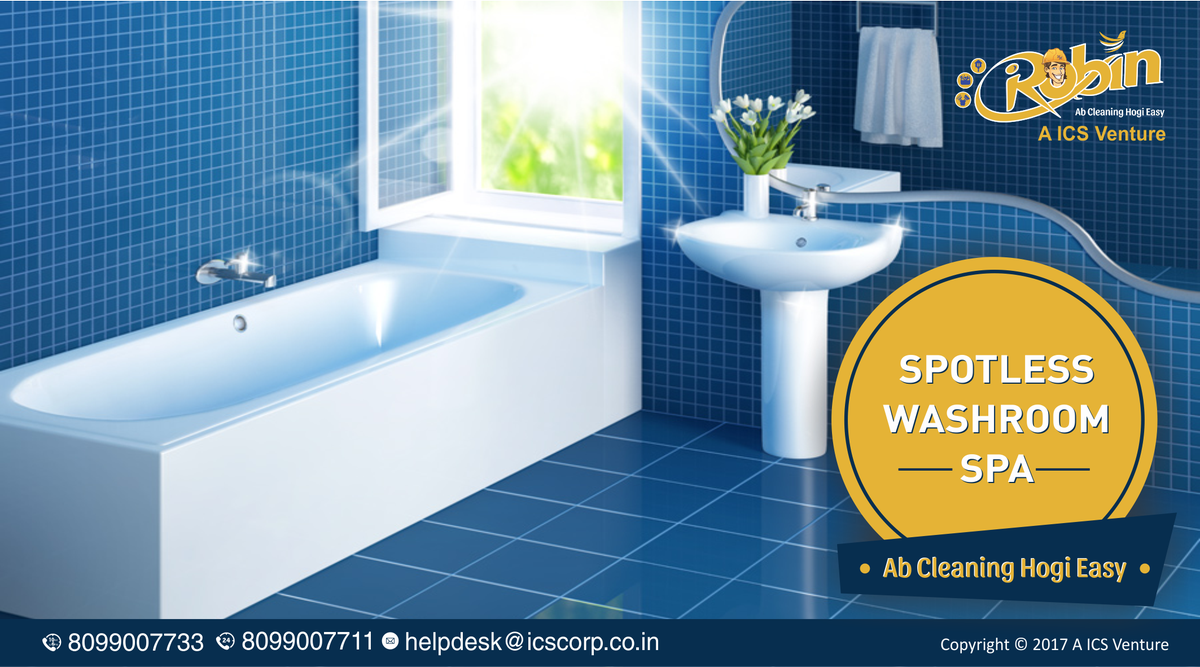 IRobin_in's tweet photo. Spotless Washroom Spa from IRobin.
#Cleaning #ICS #IRobin. https://t.co/4FVxhdpy8b