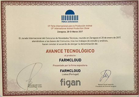 farmcloud_io's tweet photo. Awarded @Figan_fz innovative solution distinction in the #livestock tradeshow #agtech contest, with our #IoT #SaaS. We are very proud! 🏆😀🤓 https://t.co/E6DeAlsNn9