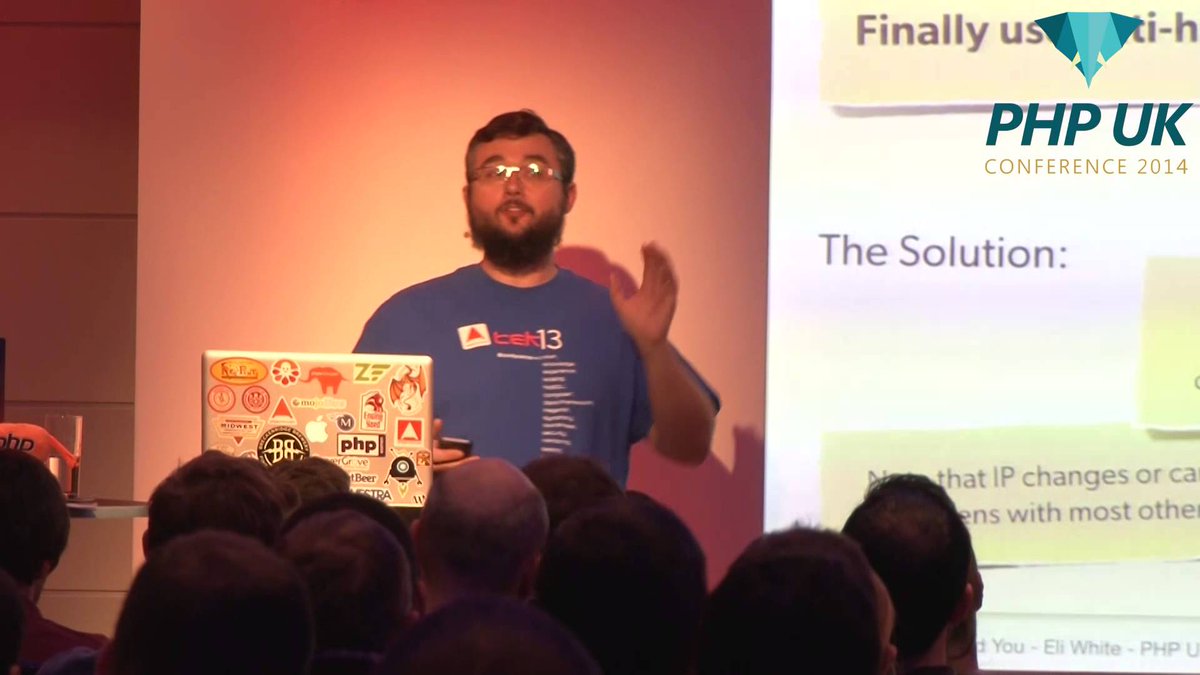 vkasshu's tweet image. PHP UK Conference 2014 - Eli White - Web Security And You dub.io/s/106392 #php_programming_language