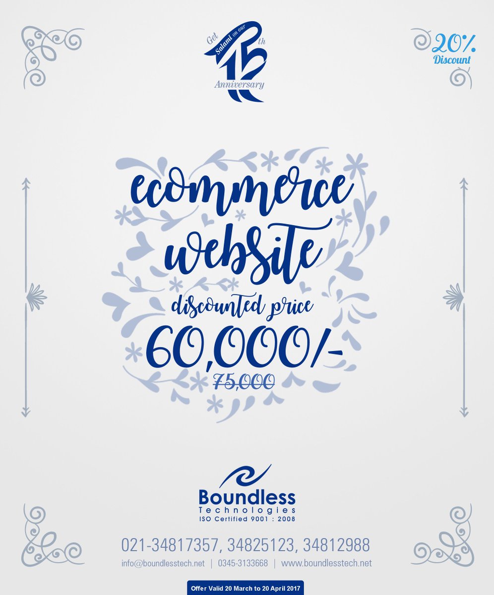 Boundlesstechno's tweet photo. Develop Ecommerce Website with free #Domain & #Hosting.https://t.co/nYkmQu5YJ3
#eCommerce #website #weboffer #WIvPAK #Parachinar https://t.co/XLMqy69MGK