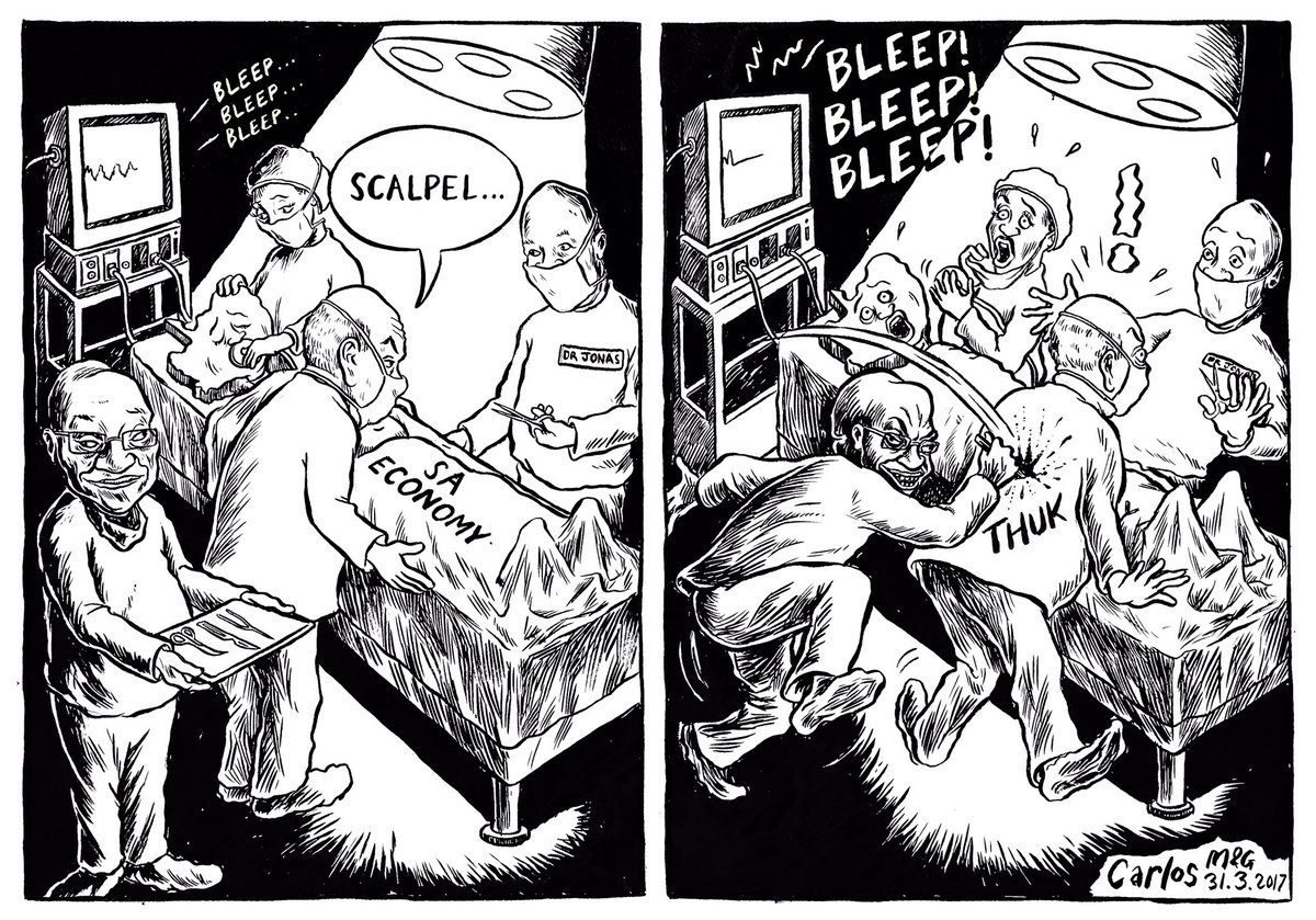 CarlosCartoons's tweet image. Today's cartoon in the @mailandguardian cc @Eusebius #gordhan #cabinetreshuffle #countryduty #McebisiJonas