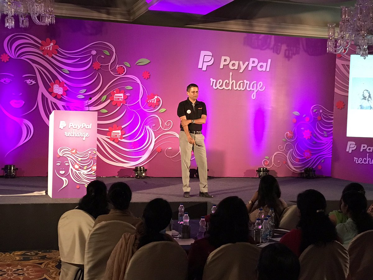 _gurubhat_'s tweet photo. .@erashok addressing the wonderful women at #PayPalRecharge2017 @PayPalIN. @scripbox Awesome session Ashok! https://t.co/BkPxMok9Fn