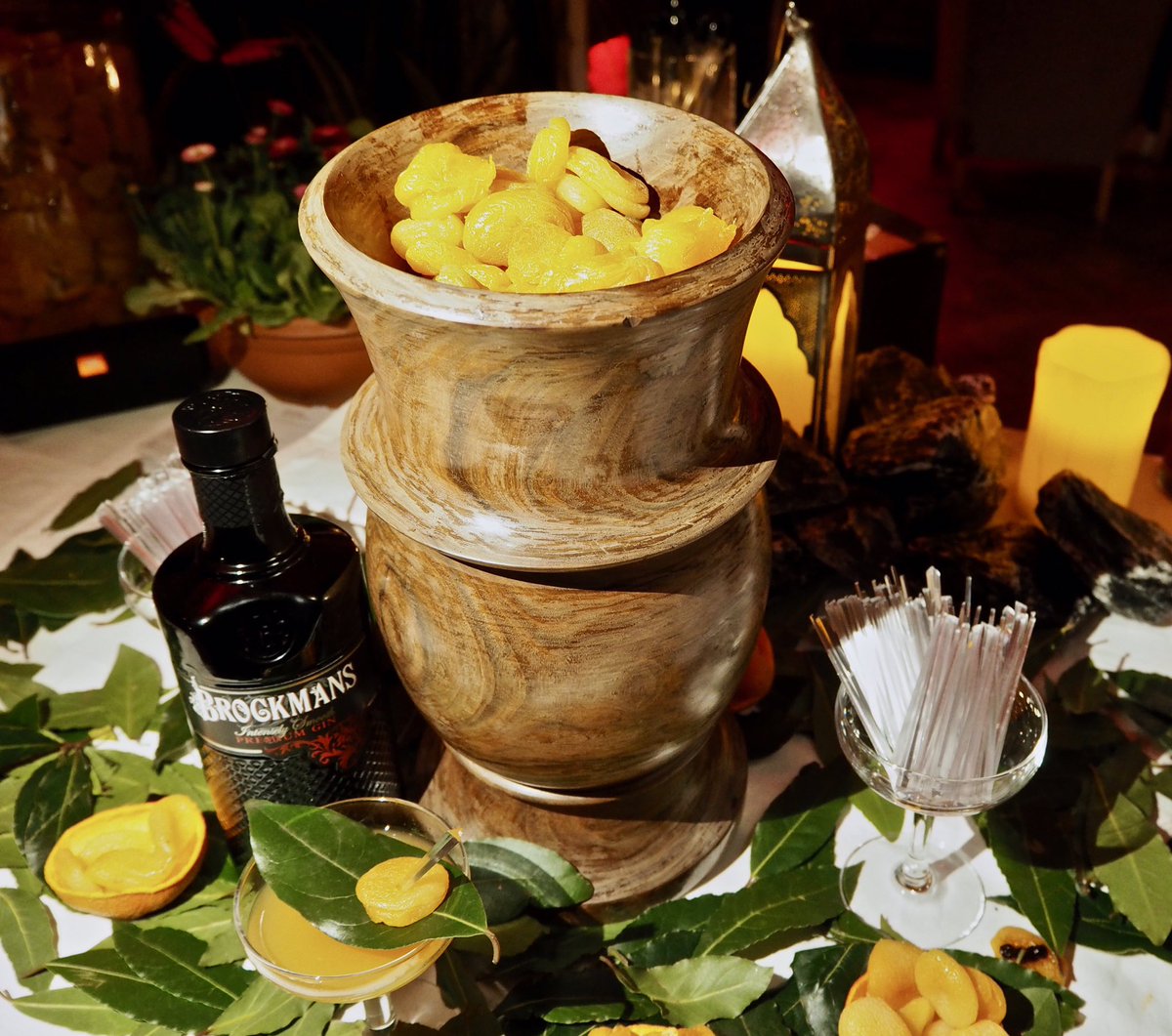 BrockmansGin's tweet photo. A cocktail with viagra? Now we're talking... Grab yourself a drink from a flowing gin waterfall at our @ThreeSixSixLDN Gin Forest #CITCLDN https://t.co/usf5qPaVTh